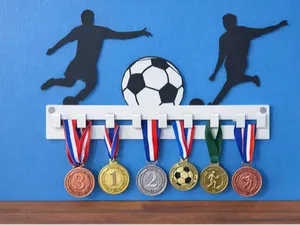 Football Medal Hanger – Soccer Wall Mount