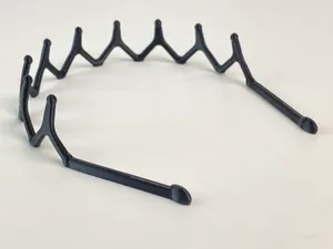 Zig Zag Headband Stylish Everyday Hairband PETG