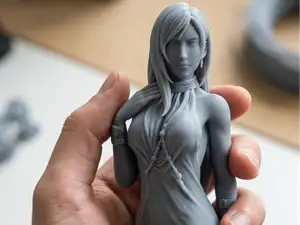 Tifa Lockhart From Final Fantasy VII 3D Bust Art