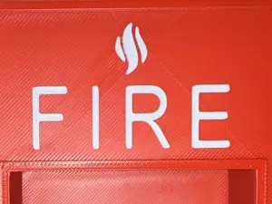 Fire Alarm Pull Single Switch Cover w/Extension