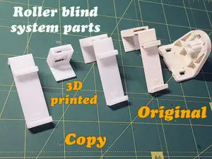 Window roller blinds system parts 2