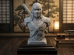 Guerriero Ninja su Busto