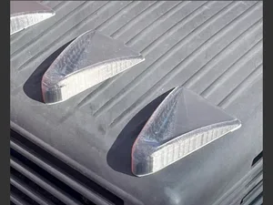 Vortex Generators for reducing wind drag.