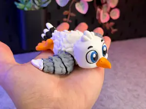 Articulated Cute Gull