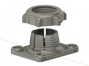 20mm Ball Mount Adapter Socket, AMPS 30x38mm