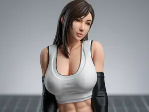 Tifa Lockhart From Final Fantasy Bust 3D