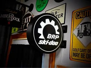 BRP SKI-DOO - 2-Sided Gas Station Lightbox