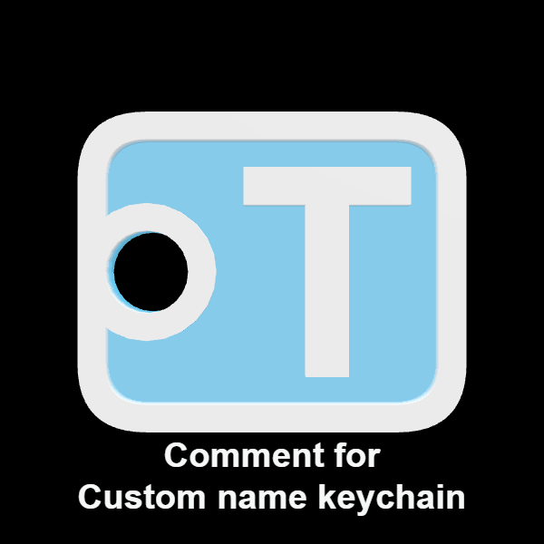 T keychain