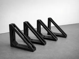 Heavy Duty 90° Shelf Bracket |Minimal Wall Support