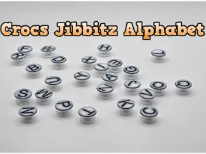 Crocs Jibbitz Alphabet