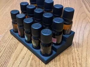 Essential oil 15ml bottle holder. Holds 15 bottles