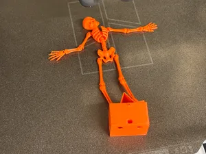Dancing Skeleton | With lock design 10g