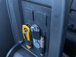 VW Tiguan armrest lid storage insert