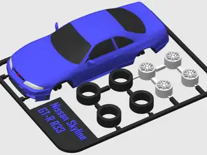 Nissan Skyline GT-R R33 kit card