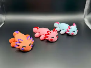 Cute Tiny Articulated Axolotl