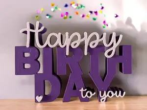 Happy Birthday to you // Schriftzug