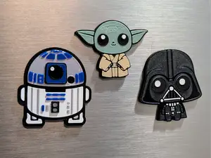 Cute Star Wars Magnets - Layered Design!