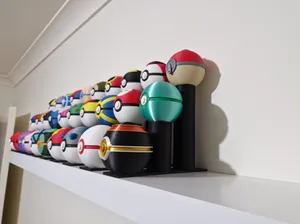 3 Tier Pokeball Display