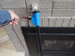 kayak trolling motor elbow with all around light