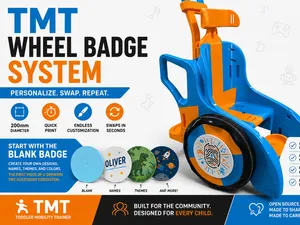 TMT Wheel Badge System - Blank Badge