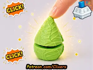 Pointed Cabbage Clicker Cute Fidget Toy