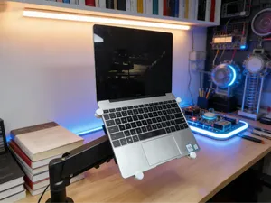 显示器支架改笔记本支架配件,轻薄笔记本使用-安装孔距100*100mm