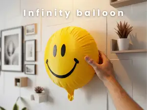 Infinity Smiley Balloon | Pop Art Wall Decor