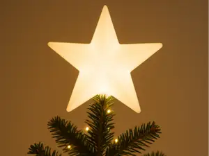 Star Tree Topper – Hollow Design for LED Lights