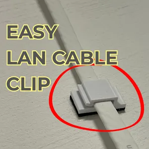 Lan Cable Clip - for flat cable