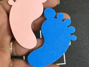Baby Foot Cake Topper