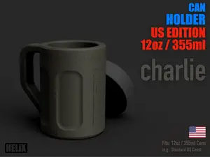 HELiX Tactical CAN HOLDER US-Edition (12oz/355ml)