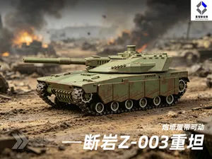 断岩Z-003重型主战坦克1:35比例(无需五金,可动)