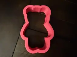 3.25" Standing Teddy Bear Cookie Cutter