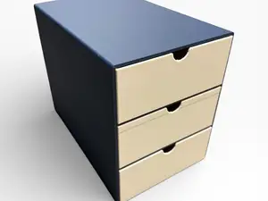 Three Drawer Storage Cabinet