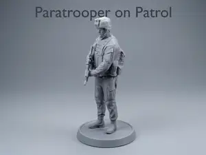 Soldier on Patrol (Paratrooper during GWOT)