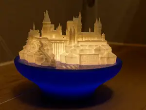Hogwarts Castle Night Light & Stand