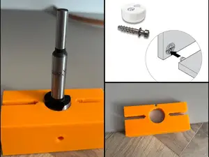 Drilling Jig for Blum Connectors (25mm / 5.5mm)