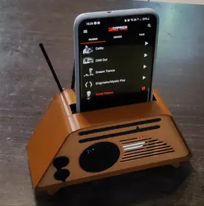 Vintage radio phone amplifier passive speacker
