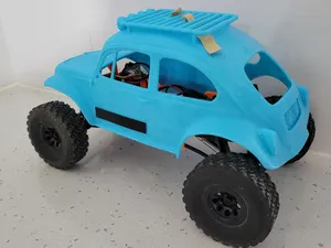 WPL, MN VW body w/chassis, esc/servo,battery mount