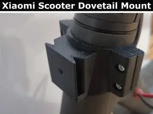 Universal Xiaomi Scooter Dovetail Mount #DIY-Proof