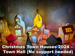 Christmas town houses 2024: Town Hall (no support)