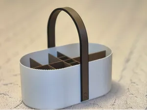 Minimalist Basket with Handle – Modern Organizer