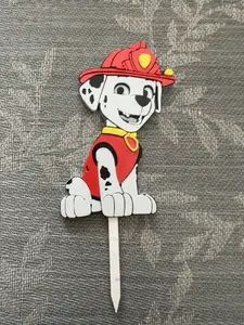 Marshall paw patrol cake topper
