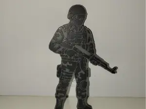 Soldiers keychain