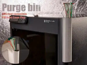 Purge strip bin for Bambu P1S AMS riser compatible