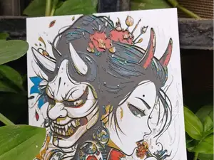 Geisha Oni Mask