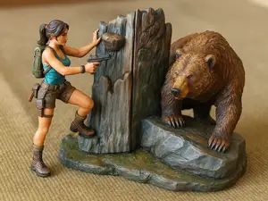 figurine Aventurière grizzly 