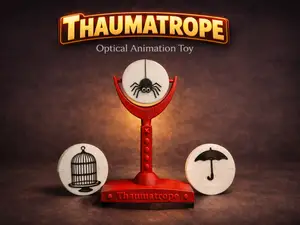 Thaumatrope // Optical Illusion Toy