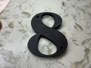 HOUSE NUMBERS 6 INCH KAT SCRIPT