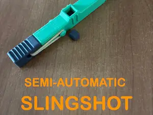 Semi automatic tactical slingshot